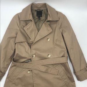 THE LIMITED trench coat size xs double breasted